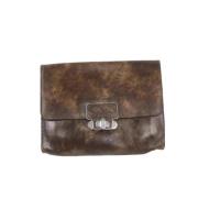 Pre-owned Brun Chloé Clutch i skinn