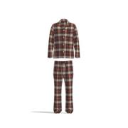 Rutete Todelt Pyjamas - Mønstret