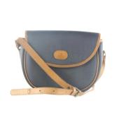 Pre-owned Brunt skinn Dior crossbody veske