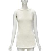 Pre-owned Hvit bomull Celine kjole