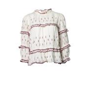 Pre-owned Hvitt stoff Isabel Marant Top