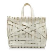 Pre-owned Hvit skinn Jil Sander Tote