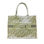 Pre-owned Gra lerret Dior Tote