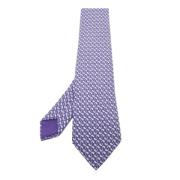 Pre-owned Blatt Hermes-slips i silke
