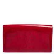 Pre-owned Rosa skinn Yves Saint Laurent Clutch