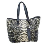 Pre-owned Svart Raffia Jimmy Choo Tote