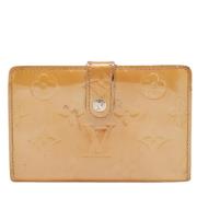 Pre-owned Beige skinn Louis Vuitton lommebok