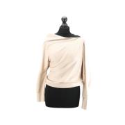 Pre-owned Beige Silke Tom Ford Top