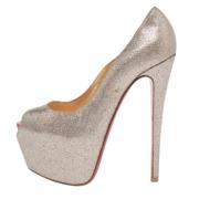 Pre-owned Metallisk skinn Christian Louboutin haeler