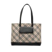 Pre-owned Beige Laer Burberry Tote