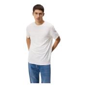 Offwhite Lin T-skjorte