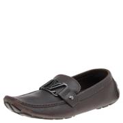 Pre-owned Brunt skinn Louis Vuitton Flats