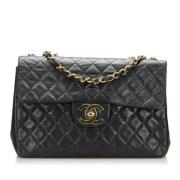 Pre-owned Svart skinn Chanel Flap Bag