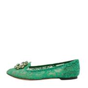 Pre-owned Gronne blonder Dolce & Gabbana Flats
