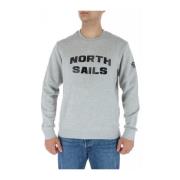 Grå Langarmet Sweatshirt