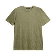 Grønn Coma Linen Tee T-Skjorter