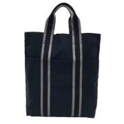 Pre-owned Svart lerret Hermes Tote