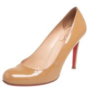 Pre-owned Beige skinn Christian Louboutin haeler