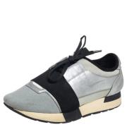 Pre-owned Balenciaga joggesko i solvskinn