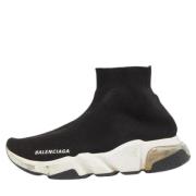 Pre-owned Svart stoff Balenciaga joggesko