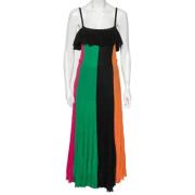 Pre-owned Flerfarget strikk Salvatore Ferragamo kjole