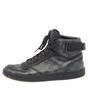 Pre-owned Svart lerret Louis Vuitton joggesko