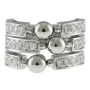 Pre-owned Solv Hvitt Gull Bvlgari Ring