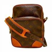 Pre-owned Brunt lerret Louis Vuitton Amazone