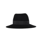 Svart ull Maison Michel Hat