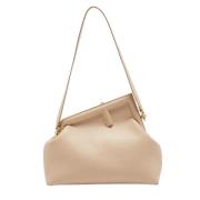 Pre-owned Beige skinn Fendi skulderveske