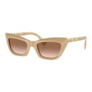Beige/Brown Shaded Sunglasses