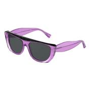 Trouville Sunglasses - Translucent Purple Noir Mikli/Grey