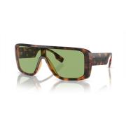 Dark Havana/Green Sunglasses