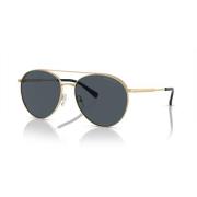Arches Sunglasses in Pale Gold/Dark Grey