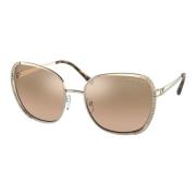 Amsterdam Sunglasses Pale Gold/Silver Brown