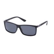 Black/Grey Polarized Sunglasses
