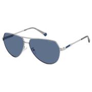 Ruthenium/Blue Sunglasses
