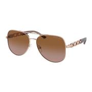 Rose Gold/Light Brown Sunglasses Chianti