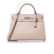 Pre-owned Beige Hermes veske i skinn