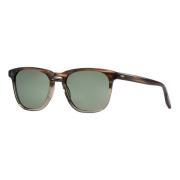 Striped Brown/Green Sunglasses