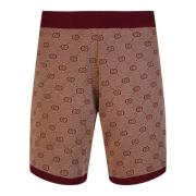 Pre-owned Flerfarget ull Gucci shorts