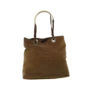 Pre-owned Brun nylon Prada Tote