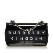 Pre-owned Svart skinn Burberry Crossbody veske