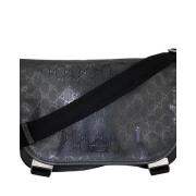 Pre-owned Svart bomull Gucci Messenger Bag