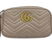 Pre-owned Beige skinn Gucci Marmont