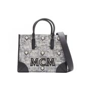 Pre-owned Svart stoff MCM Tote