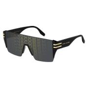 Black/Grey Sunglasses with Gold Logo