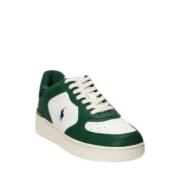 Grønn Masters Court Skinn Sneakers