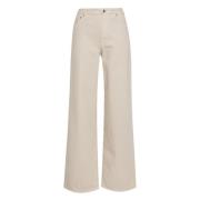 Brede Taupe Elisabeth Jeans