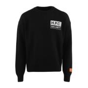 Sikkerhetsstrikket Crewneck - Stilig og Komfortabel Sweatshirt